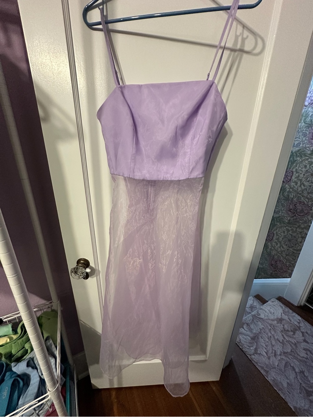 Lavender Sheer Spaghetti Strap top/Dress